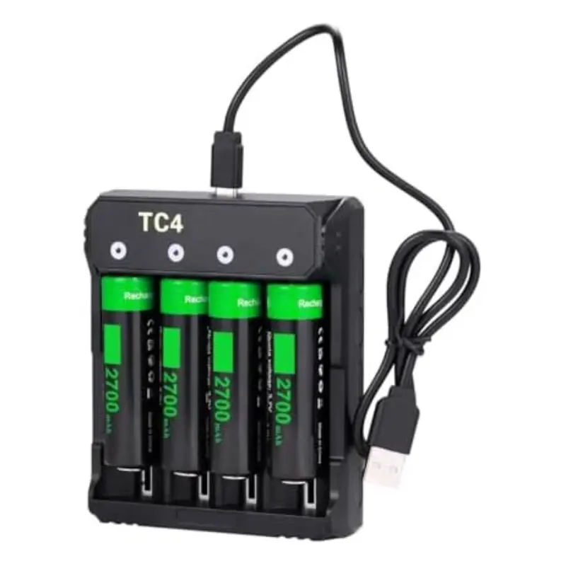 Yskxoima Universal 18650 Battery Charger Button Top Set 1
