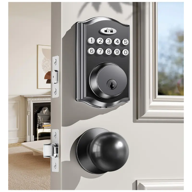 Zafano Keyless Electronic Backlit Keypad Entry Door Lock Set 1