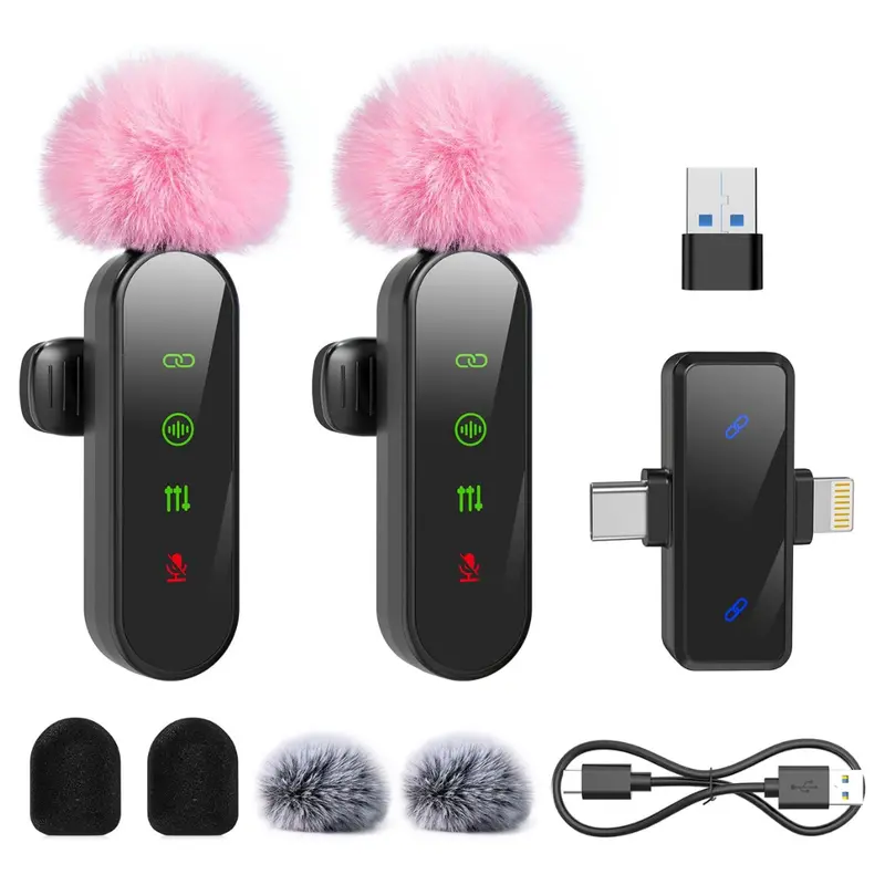 Zealsound Mini Lavalier Mic With Led Display 1