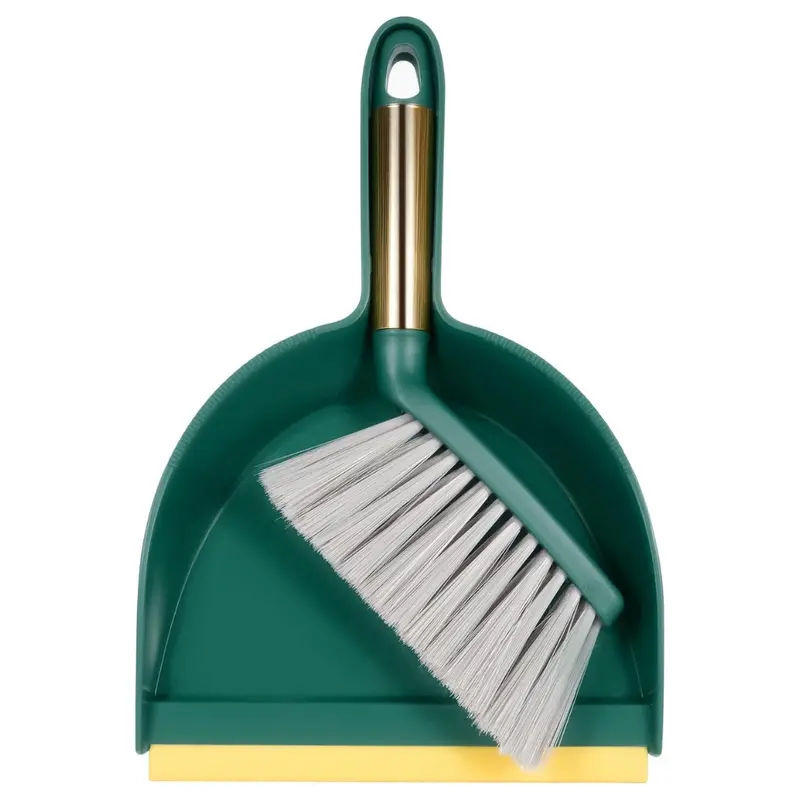 Zehrai Mini Handheld Small Broom & Dustpan Set 1