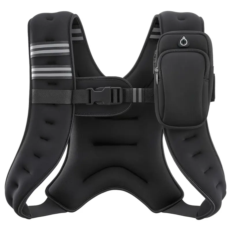 Zelus 12Lb Weighted Vest With Reflective Stripe 1