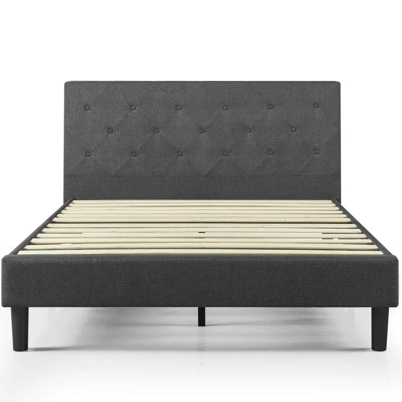Zinus Shalini Full Size Upholstered Platform Bed Frame 1