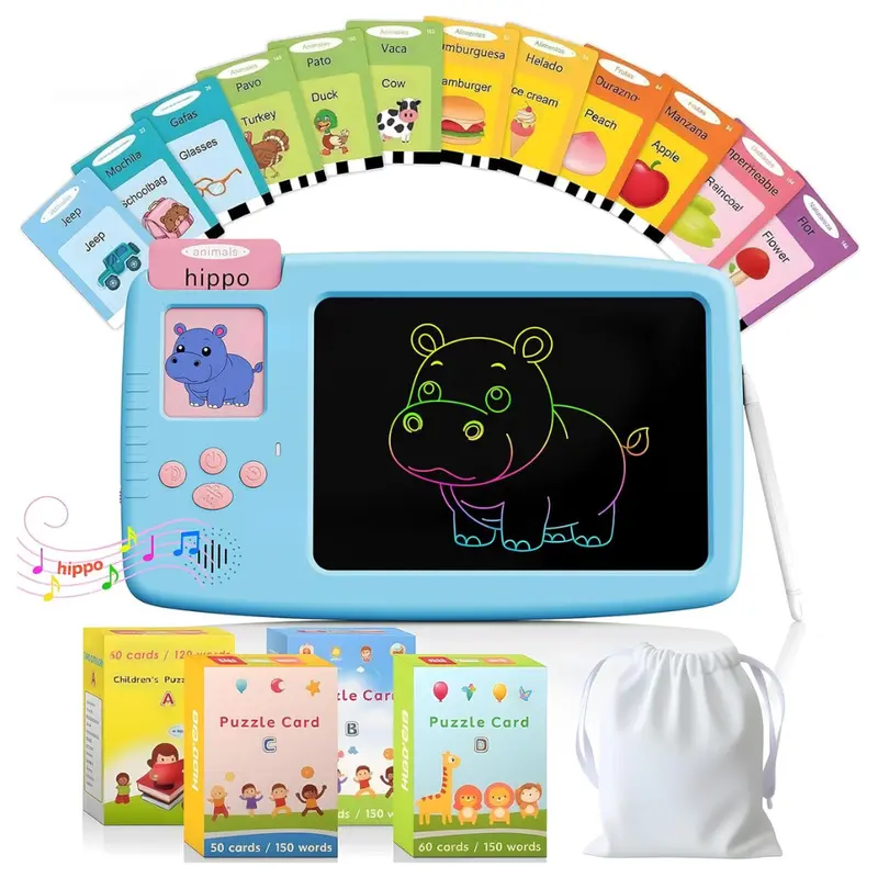 Zonstvys Kids 2-In-1 Talking Flash Cards & Lcd Writing Tablet 1