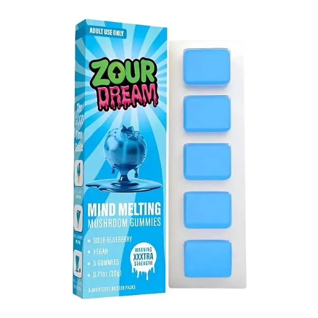Zour Dream Mind Melting Mushrom Gummies 1