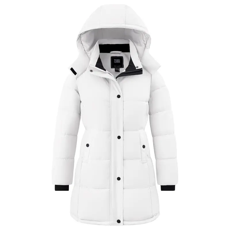 Zshow Women's Puffy Warm Puffer Snow Parka Jacket 1
