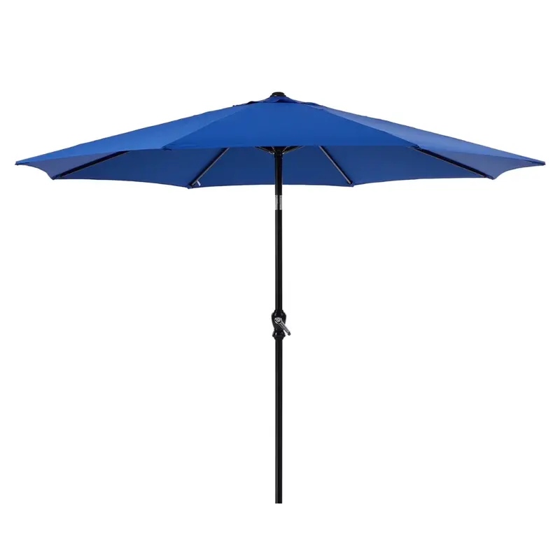 Zunmos 9Ft 8-Rib Market Outdoor Patio Umbrella (Blue) 1