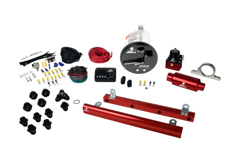 Aeromotive 17305 Stealth A1000 Fuel System – Mustang Gt 2005–2009 With 5.4L 4-Valve Rails 1