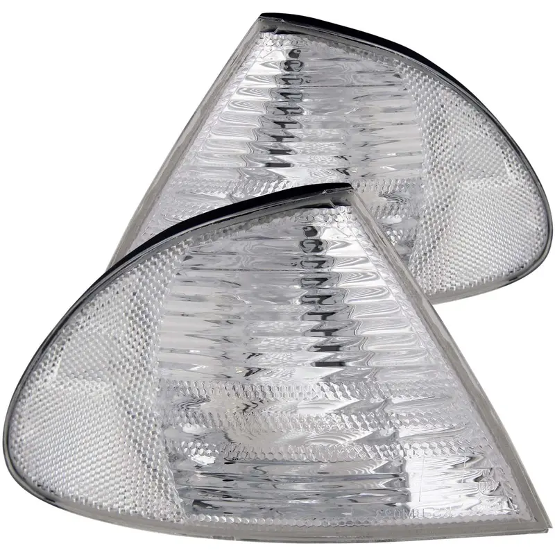 Anzo Usa Euro-Style Cornering Light Assembly – Clear Lens, Chrome Housing (521006, Pair) 1