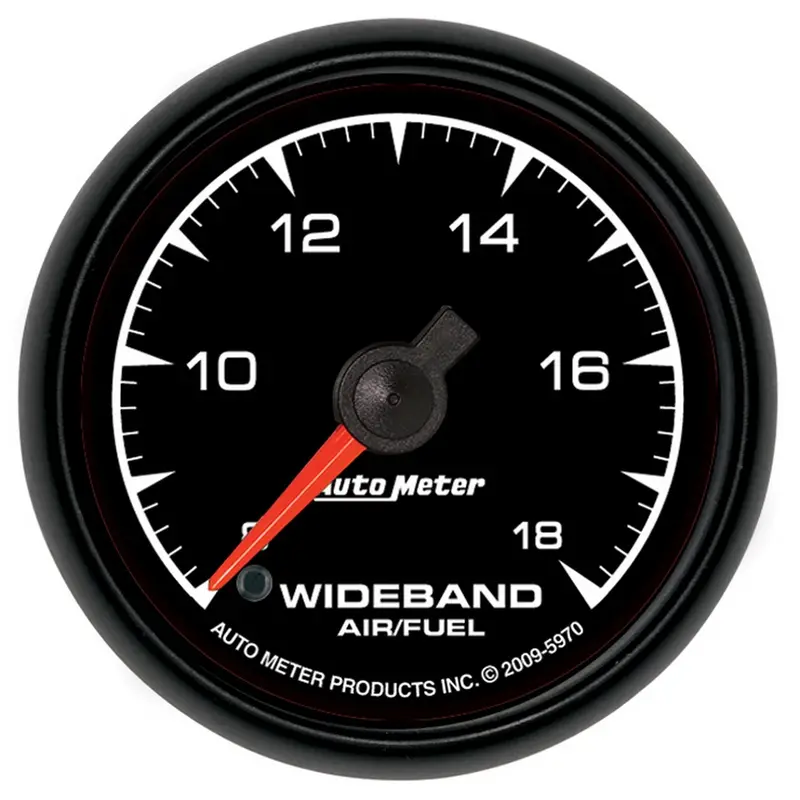 Autometer 5970 Wideband Air/Fuel Ratio Gauge – 2-1/16" Analog Display, 8:1–18:1 Range, Stepper Motor 1