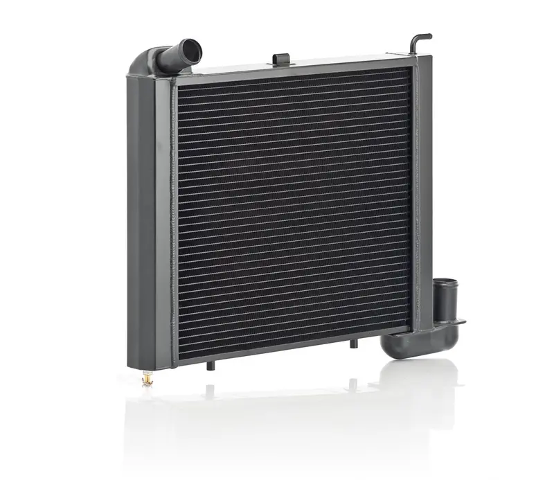 Be Cool Oe-Series Crossflow Radiator – Black Finish, Fits 1963–1972 Corvette With Pin-Mount Manual Transmission 1