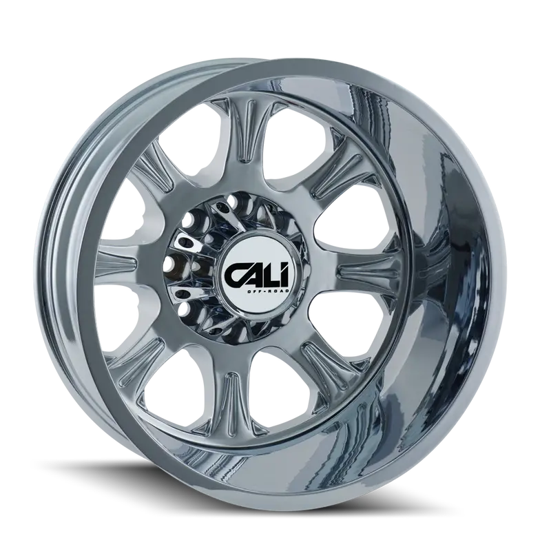 Cali Off-Road Brutal Rear Chrome Wheel – 20X8.25In, 8-Lug 200Mm Bolt Pattern, -180Mm Offset, 142Mm Hub Bore 1