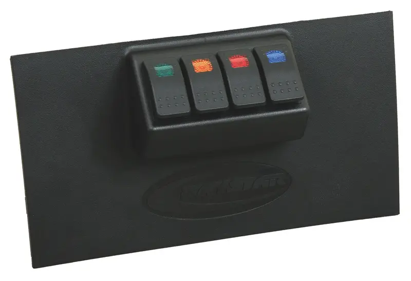 Daystar Kj71040Bk Lower Switch Panel Kit For 2007–2010 Jeep Wrangler Jk With Four Integrated Switches 1
