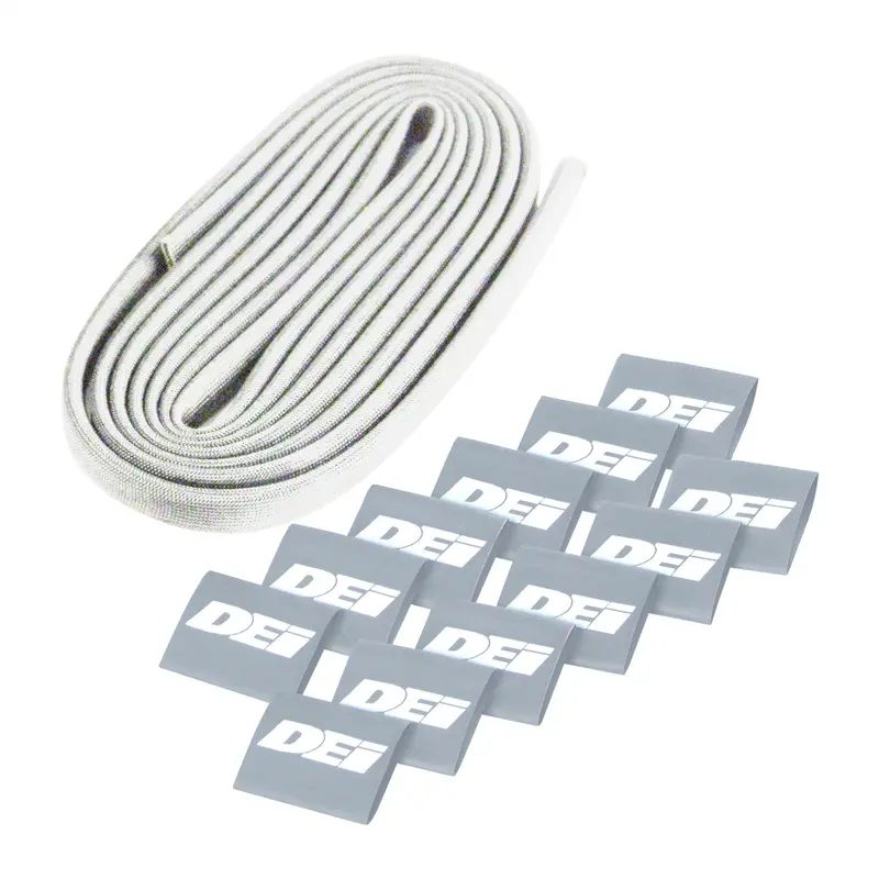 Design Engineering Protect-A-Wire Kit – 6-Inch Silver Sleeve For 4-Cylinder Engines 1