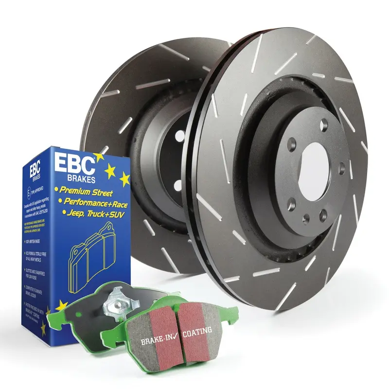 Ebc S2Kf1605 Greenstuff 2000 Brake Kit With Usr Rotors – Street & Track Optimized 1