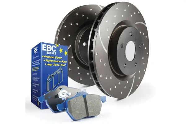 Ebc S6 Brake Kit – Bluestuff Pads And Gd Drilled/Slotted Rotors 1