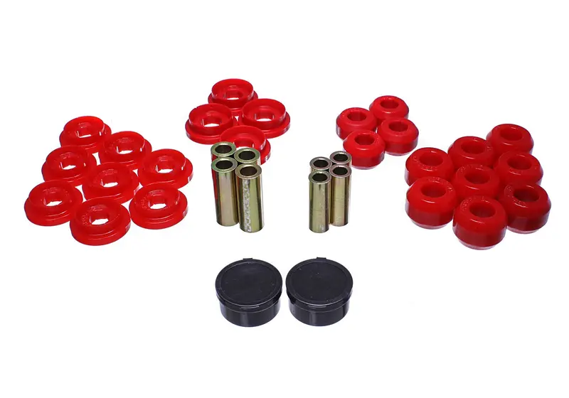 Energy Suspension 8.3133R Rear Control Arm Bushing Kit – Red Polyurethane 1