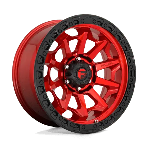 Fuel D69520901750 D695 20×9-Inch Gloss Red/Black Rim – 8×170 Bolt Pattern, 1Mm Offset 1