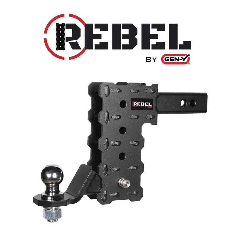 Gen-Y Hitch Phantom Single-Ball Trailer Coupler – 2-5/16" Ball, 1" Shank, 7,000 Lb Capacity (Gh-12013R) 1
