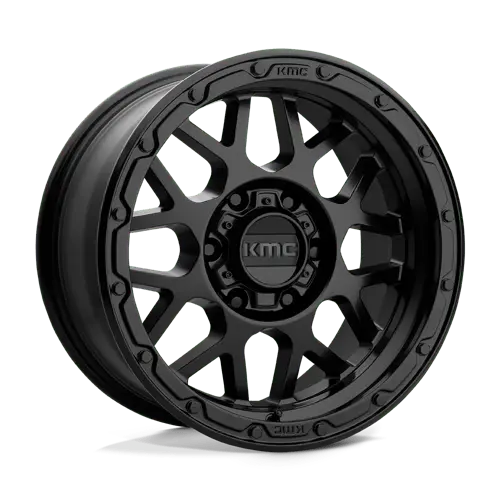 Kmc Km535 Alloy Wheel – 17X9 Inches, 6X5.5 Bolt Pattern, Matte Black Finish, -12Mm Offset 1