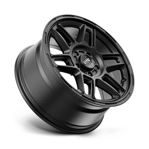 Kmc Km71678042738 Km716 Cast Aluminum Wheel – 17X8 Inches, 5X110Mm Bolt Pattern, Satin Black, 38Mm Offset 1