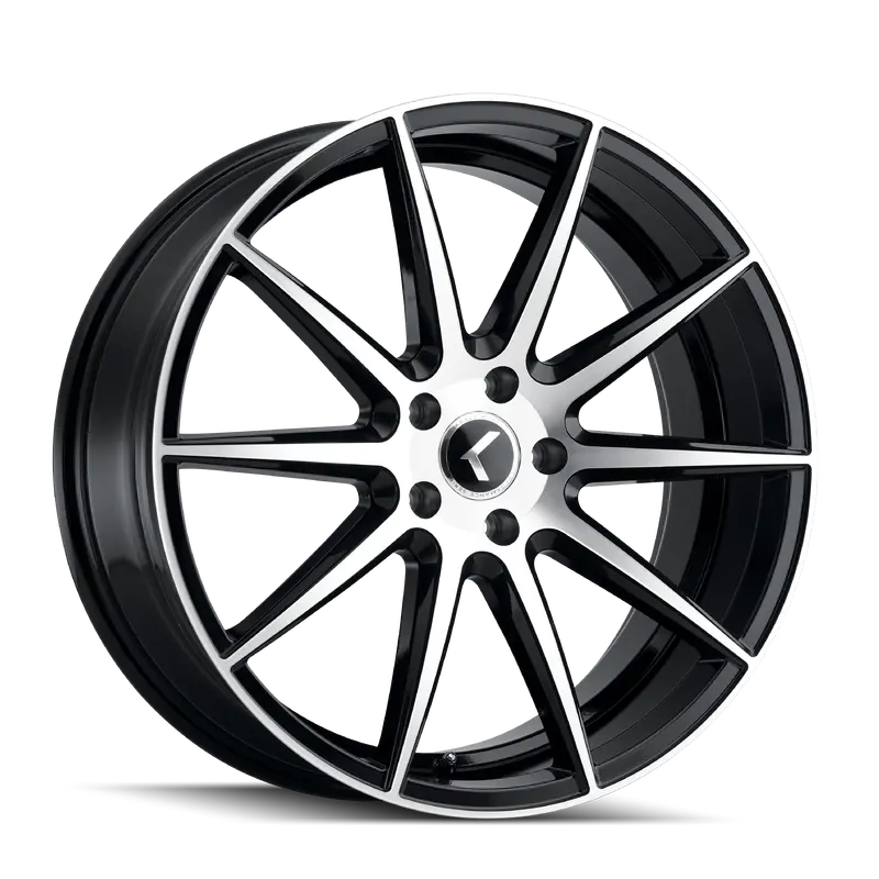 Kraze Kr191 Black & Machined 20X8.5 Alloy Wheel – 5X114.3, 38Mm Offset (Kr191-2865Bm38) 1