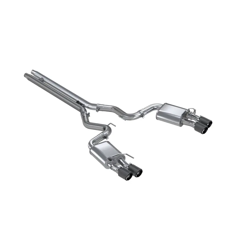 Mbrp S72093Cf Exhaust System – T304 Stainless Steel With Quad Carbon Fiber Tips 1