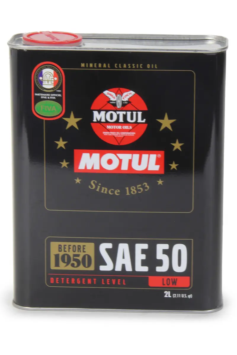 Motul Usa 104510 Classic Sae 50 Motor Oil – 2-Liter Bottle For Vintage Engines 1