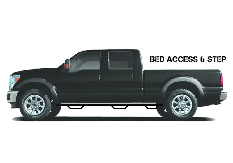 N-Fab Nerf Step System – 3-Step Wide-To-Wide Design With Bed Access, For 2015–2016 Silverado/Sierra Hd 6'6" Double Cab Srw (C1595Qc-6-Tx) 1