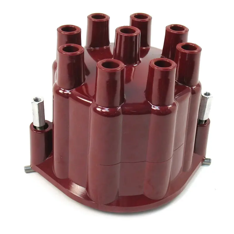 Pertronix Marine Billet Distributor Cap – Red Finish (D651701) 1