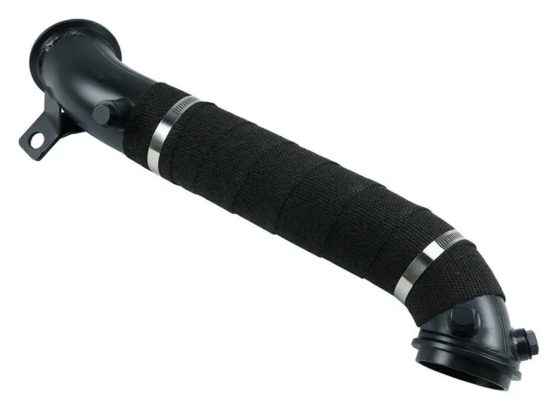 Pypes Dtd1113 Turbo-Downpipe For 2011–2013 Chevy Duramax – Black 409 Stainless Steel Direct Pipe (Hardware Not Included) 1
