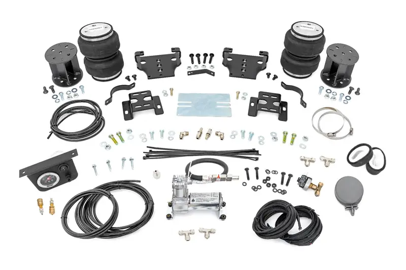 Rough Country 100064C 6-Inch Lift Air Spring Kit With Onboard Compressor – Fits 2001–2010 Chevy/Gmc 2500Hd 1