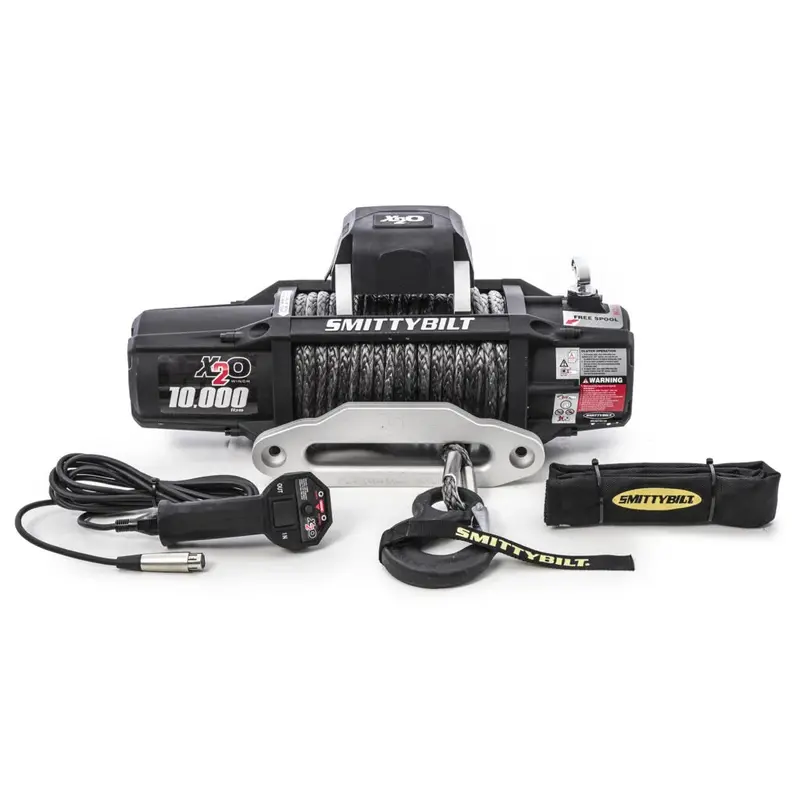 Smittybilt X2O Gen2 10,000 Lb Winch With Synthetic Rope & Aluminum Fairlead – Model 98510 1