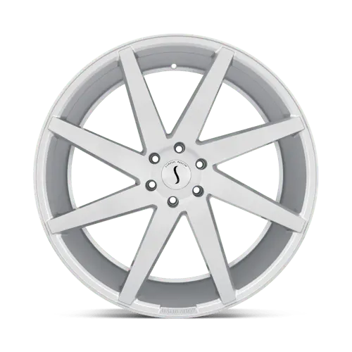 Status Brushed Silver Off-Road Wheel – 24X9.5 Inches, 5X4.5 Bolt Pattern, 30Mm Offset (2495Brt305114S76) 1