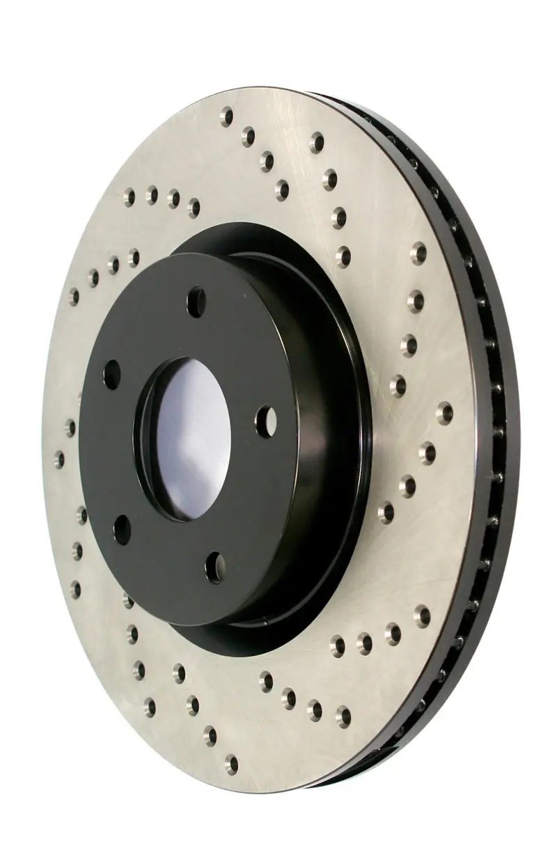 Stoptech 128.33108R Cross-Drilled Rear Right Brake Rotor – Sport Series 1