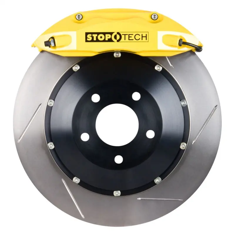 Stoptech Big Brake Kit – Two-Piece Slotted Rear Rotors For Improved Thermal Management And Fade Resistance 1