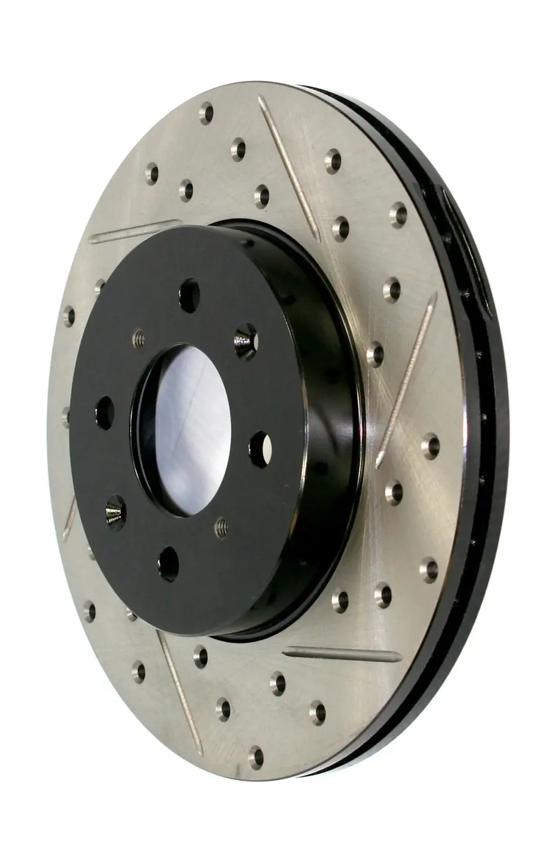 Stoptech Sport Drilled & Slotted Front Left Brake Rotor – Model 127.33142L 1