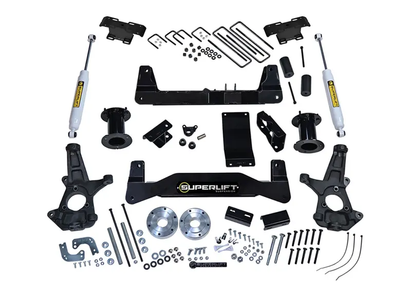 Superlift K160 6.5In. Lift Kit-14-16 Silv/Sierra 1500 4Wd W Oe Cast Stl Ctrl Arms W Sl Rr Shcks 1
