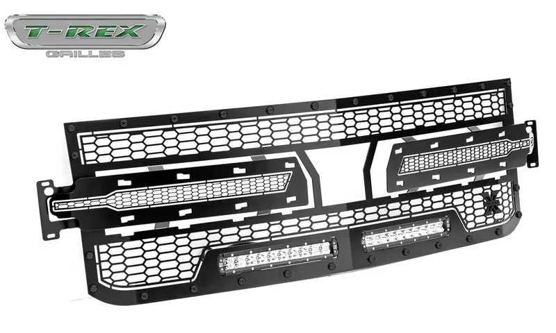 T-Rex Grilles 7311261-Br Stealth Laser Torch Series Front Grille – Black 1