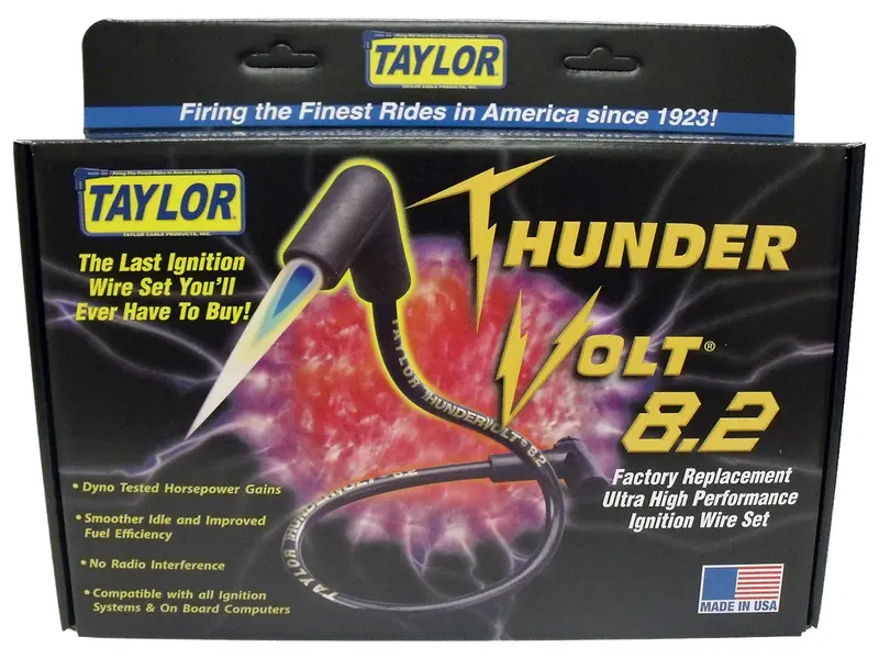 Taylor Cable 85663-B Thundervolt 8.2Mm Ignition Wire Set 1