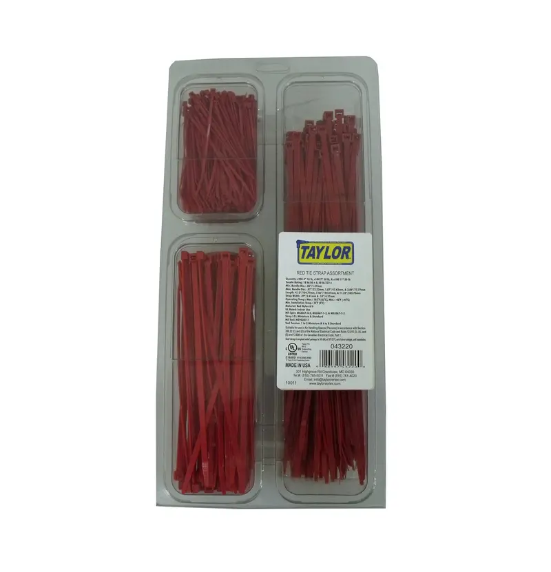 Taylor Cable Assorted Wire Tie Kit – Heavy-Duty Cable Management Bundle 1