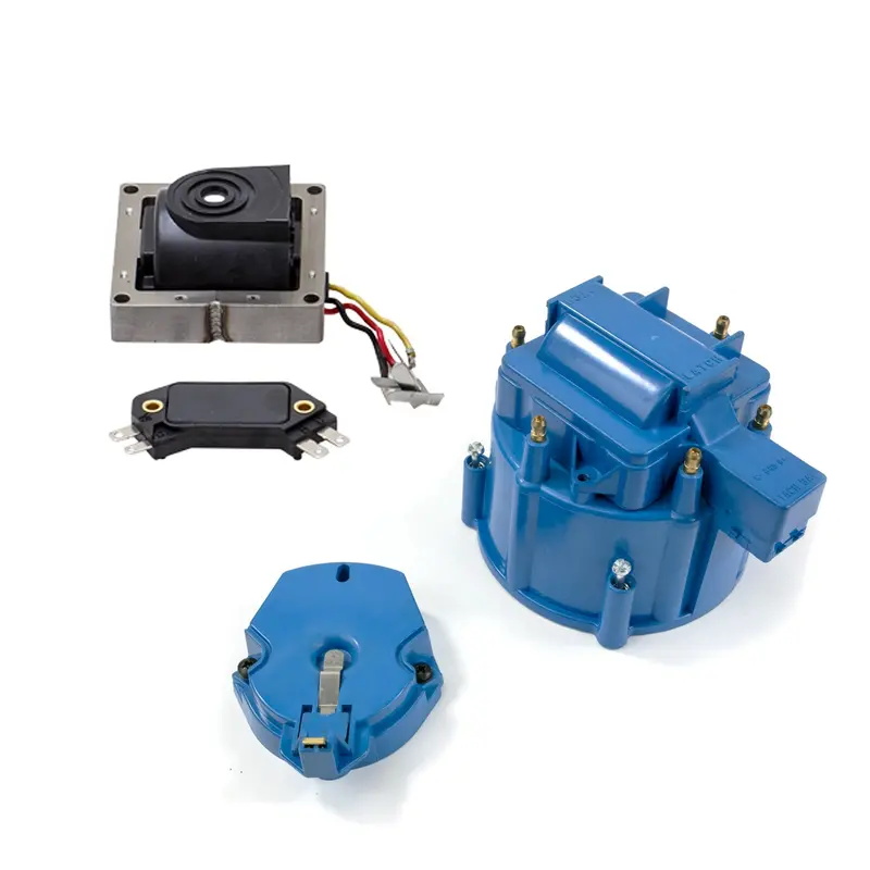 Top Street Performance Jm6994Bl Hei Distributor Kit – Blue, 6-Cylinder Male Terminal 1