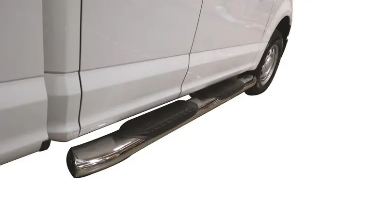 Trailfx A8237S 6-Inch Oval Stainless Steel Rocker Panel Steps – Bent Design, Polished Finish 1