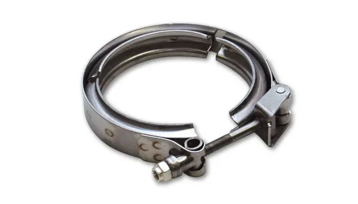 Vibrant Performance 1488C Stainless Steel Quick-Release V-Band Clamp – 2.6" Outer Diameter, Designed For V-Flange Connections 1