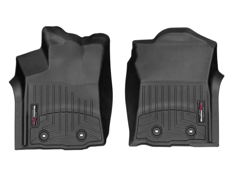 Weathertech 4412991 Digitalfit Front Row Floor Liners – Black Precision-Molded All-Weather Mats 1