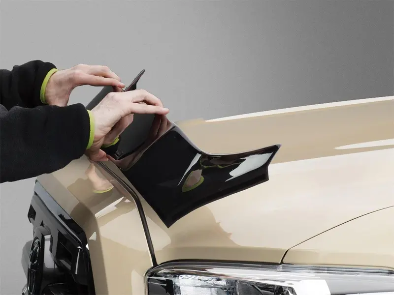 Weathertech Hood Protector – Custom-Fit Deflector In Matte Black Finish 1