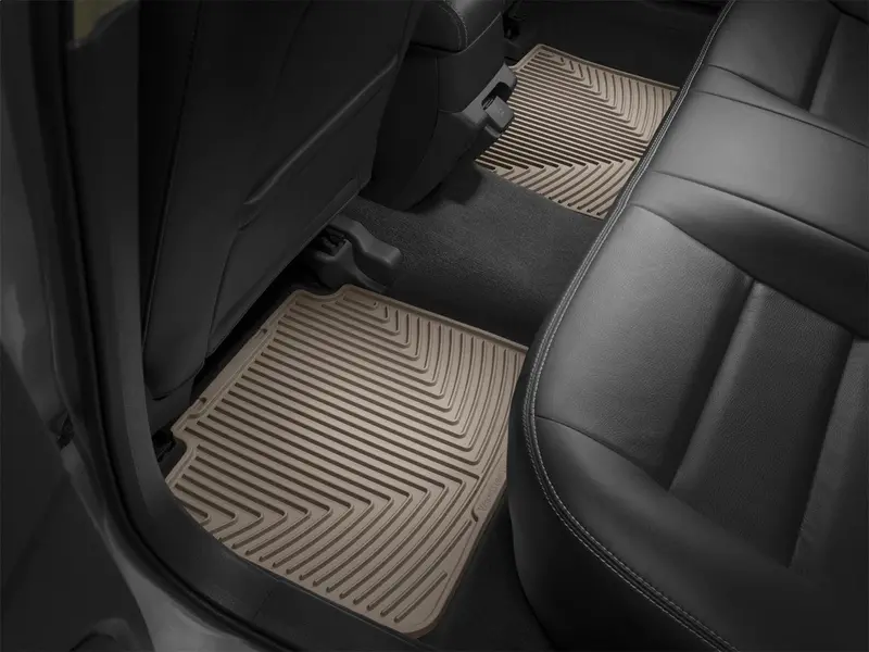 Weathertech W542Tn - All Weather Floor Mats Tan Rubber Third Row 1